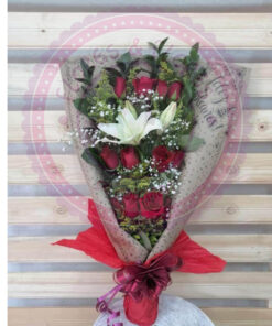 Bouquet Rosas y Lirio